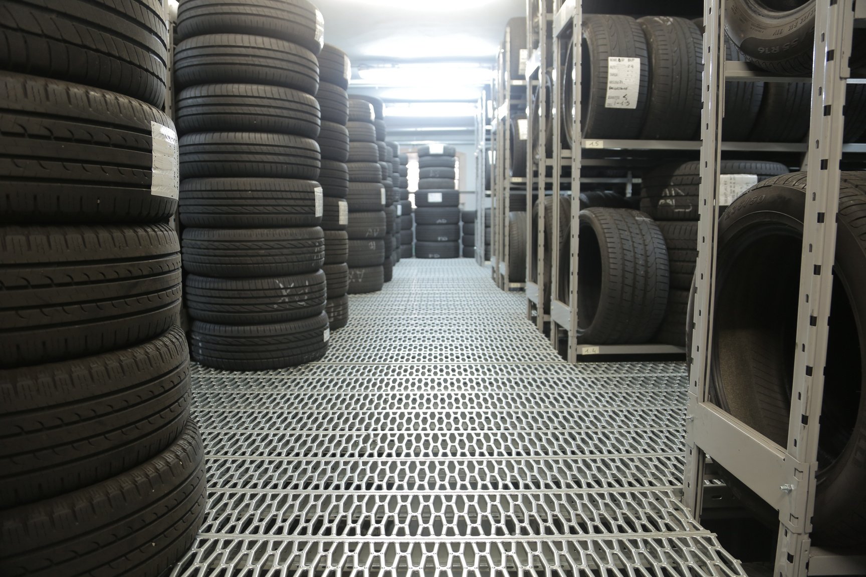 Stack of Rubber Tires